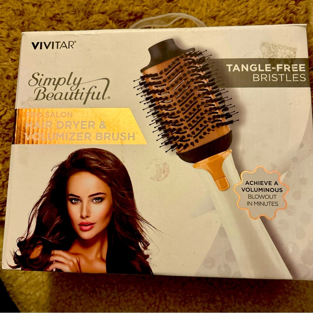 Hair brusher and volumizer brush